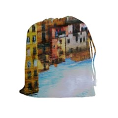 Architecture Art Blue Drawstring Pouches (extra Large) by Modern2018