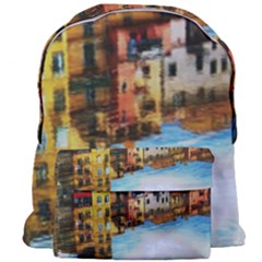 Architecture Art Blue Giant Full Print Backpack by Modern2018