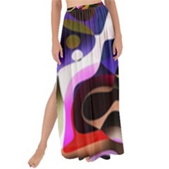 Abstract Full Colour Background Maxi Chiffon Tie-up Sarong by Modern2018