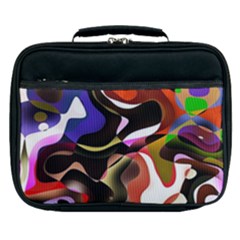 Abstract Full Colour Background Lunch Bag