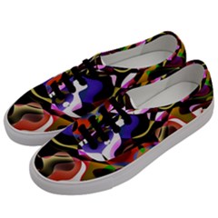 Abstract Full Colour Background Men s Classic Low Top Sneakers