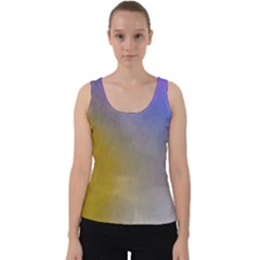 Abstract Smooth Background Velvet Tank Top