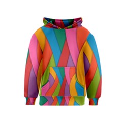 Abstract Background Colrful Kids  Pullover Hoodie by Modern2018