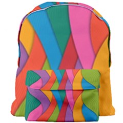 Abstract Background Colrful Giant Full Print Backpack by Modern2018