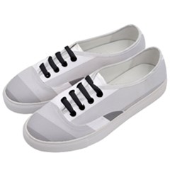 Elegant Shades Of Gray Stripes Pattern Striped Women s Classic Low Top Sneakers by yoursparklingshop