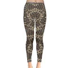 I Am Big Cat With Sweet Catpaws Decorative Inside Out Leggings by pepitasart