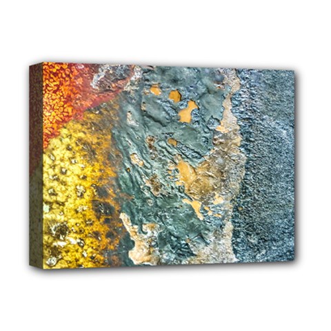 Colorful Abstract Texture  Deluxe Canvas 16  X 12   by dflcprints