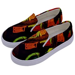 Girls Curiosity 4 Kids  Canvas Slip Ons by bestdesignintheworld