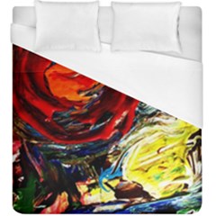 Sunset In A Mountains Duvet Cover (King Size)