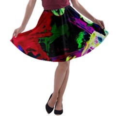 Spooky Attick 4 A-line Skater Skirt