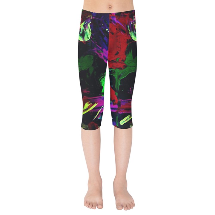 Spooky Attick 4 Kids  Capri Leggings 