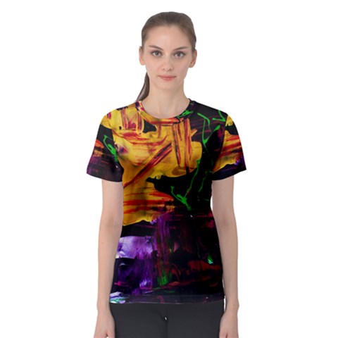 Spooky Attick 7 Women s Sport Mesh Tee by bestdesignintheworld