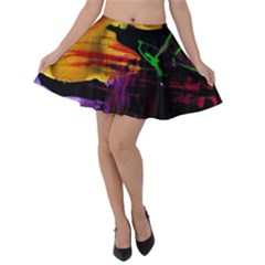 Spooky Attick 7 Velvet Skater Skirt by bestdesignintheworld