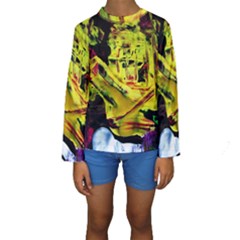 Spooky Attick 9 Kids  Long Sleeve Swimwear by bestdesignintheworld