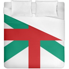 Naval Jack Of Bulgaria Duvet Cover (king Size) by abbeyz71