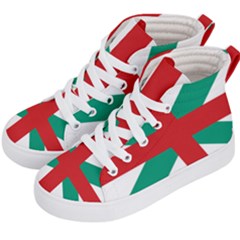 Naval Jack Of Bulgaria Kid s Hi-top Skate Sneakers by abbeyz71