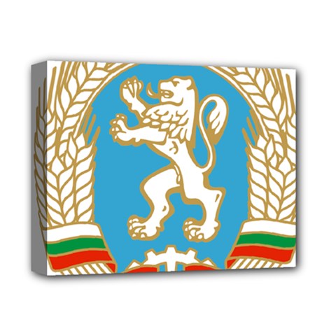 Coat Of Arms Of People s Republic Of Bulgaria, 1971-1990 Deluxe Canvas 14  X 11  by abbeyz71