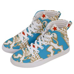 Coat Of Arms Of People s Republic Of Bulgaria, 1971-1990 Women s Hi-top Skate Sneakers by abbeyz71