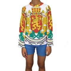 Coat of Arms of Bulgaria Kids  Long Sleeve Swimwear