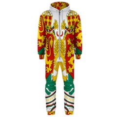 Coat of Arms of Bulgaria Hooded Jumpsuit (Men) 