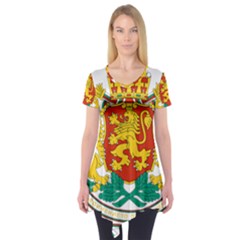 Coat of Arms of Bulgaria Short Sleeve Tunic 