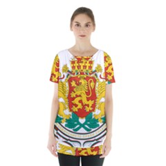 Coat of Arms of Bulgaria Skirt Hem Sports Top