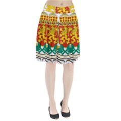 Coat Of Arms Of Bulgaria Pleated Skirt by abbeyz71