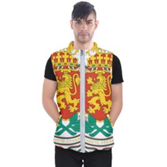 Coat Of Arms Of Bulgaria Men s Puffer Vest