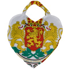 Coat of Arms of Bulgaria Giant Heart Shaped Tote