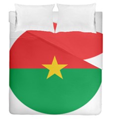 Roundel Of Burkina Faso Air Force Duvet Cover Double Side (queen Size) by abbeyz71