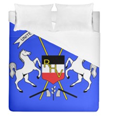 Coat Of Arms Of Upper Volta Duvet Cover (queen Size) by abbeyz71