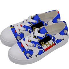 Coat Of Arms Of Upper Volta Kids  Low Top Canvas Sneakers by abbeyz71