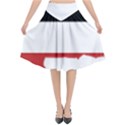 Flag Map of Upper Volta Flared Midi Skirt View1