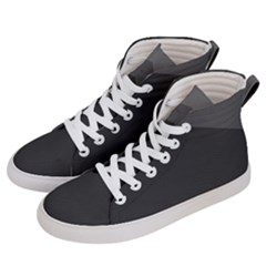 Gray Color Men s Hi-top Skate Sneakers by berwies