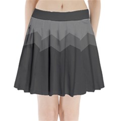 Gray Color Pleated Mini Skirt by berwies