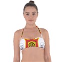 Coat of Arms of Burundi Halter Bandeau Bikini Top View1