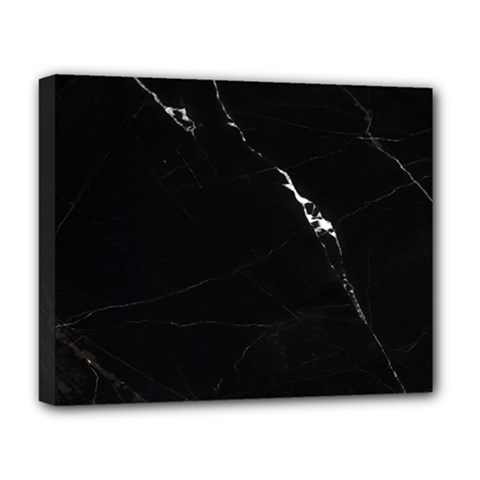 Black Marble Tiles Rock Stone Statues Deluxe Canvas 20  X 16  