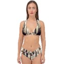 Forest Fog Hirsch Wild Boars Double Strap Halter Bikini Set View1