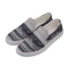 Marble Tiles Rock Stone Statues Pattern Texture Women s Canvas Slip Ons by Simbadda