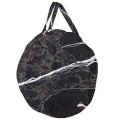 Marble Tiles Rock Stone Statues Giant Round Zipper Tote by Simbadda