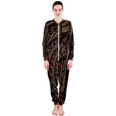 Abstract Pattern Graphics Onepiece Jumpsuit (ladies)  by Simbadda
