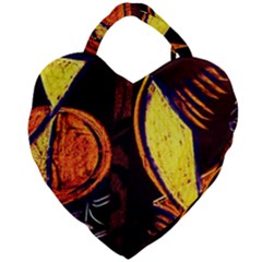 Cryptography Of The Planet Giant Heart Shaped Tote by bestdesignintheworld