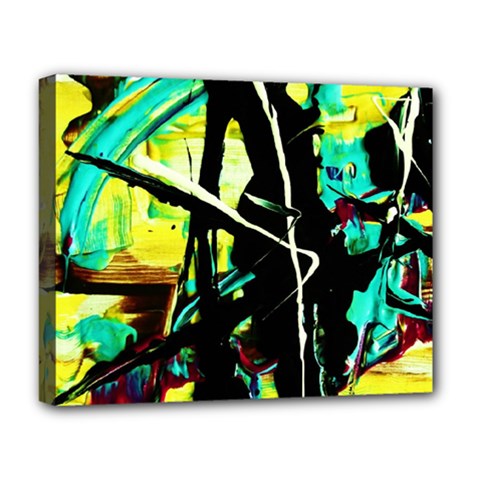 Dance Of Oil Towers 5 Deluxe Canvas 20  X 16   by bestdesignintheworld