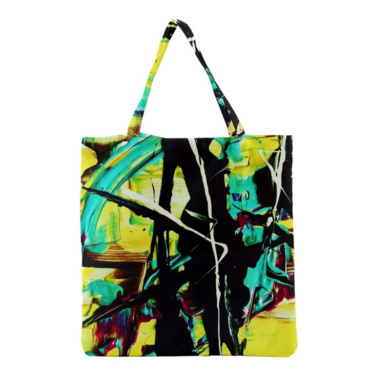 Dance Of Oil Towers 5 Grocery Tote Bag