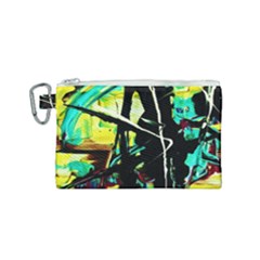 Dance Of Oil Towers 5 Canvas Cosmetic Bag (small) by bestdesignintheworld