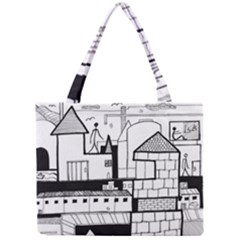 Drawing  Mini Tote Bag by ValentinaDesign