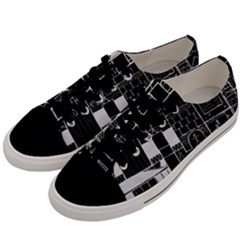 Drawing  Men s Low Top Canvas Sneakers