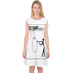 Drawing  Capsleeve Midi Dress by ValentinaDesign