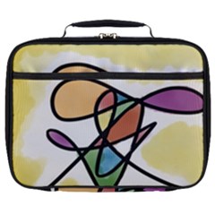 Abstract Art Colorful Full Print Lunch Bag