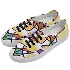 Abstract Art Colorful Women s Classic Low Top Sneakers by Modern2018